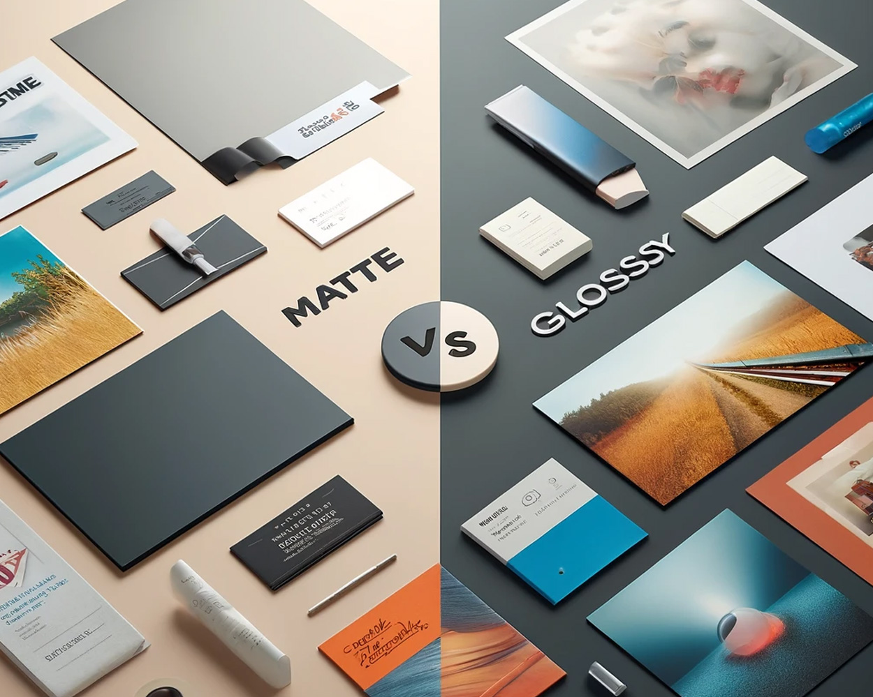 Choosing the Right Finish: Matte vs. Glossy - Manhattan Printing™