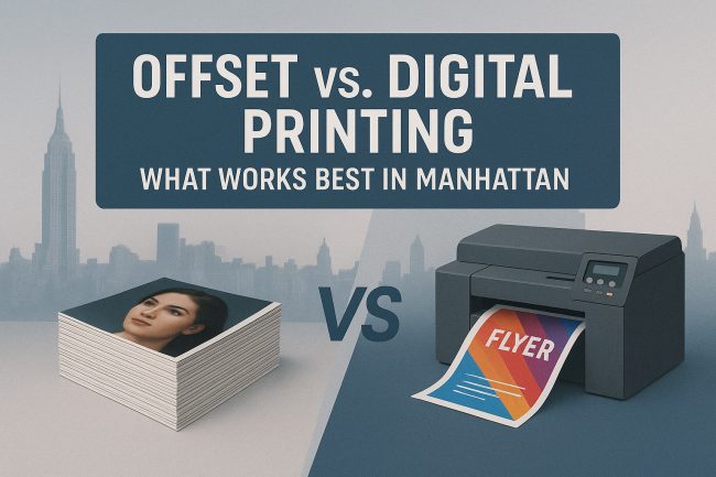Offset vs Digital Printing in Manhattan