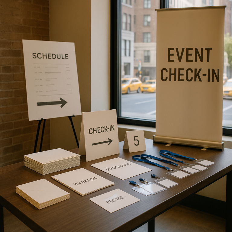printing-for-event-planners-in-Manhattan-invitations-programs-badges-and-signage