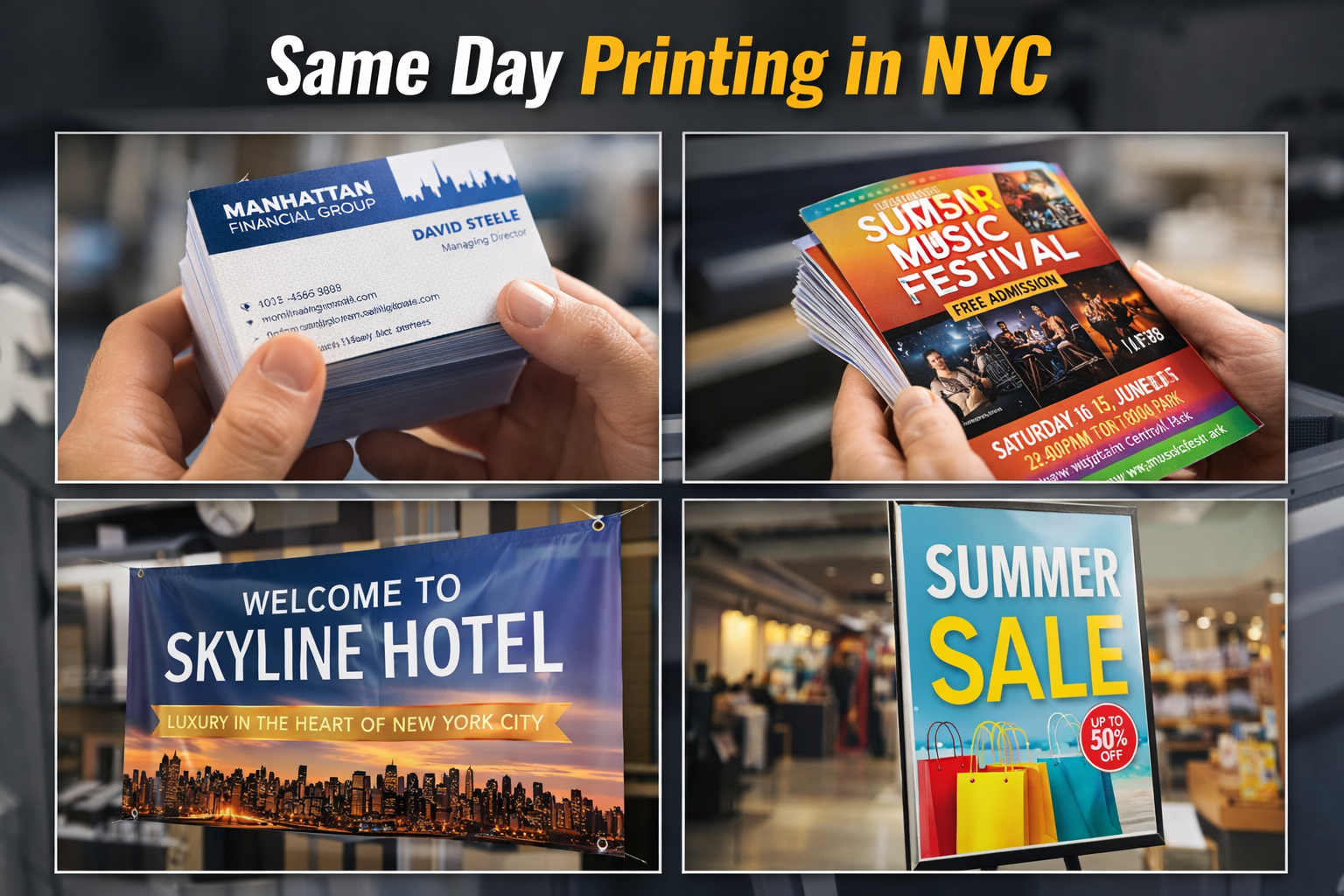 Same Day Printing NYC | Fast Printing Services in Manhattan